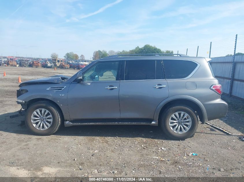 2020 Nissan Armada Sv 4Wd VIN: JN8AY2NC2L9615407 Lot: 40748380