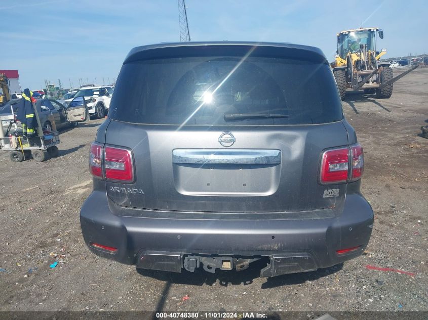 2020 Nissan Armada Sv 4Wd VIN: JN8AY2NC2L9615407 Lot: 40748380