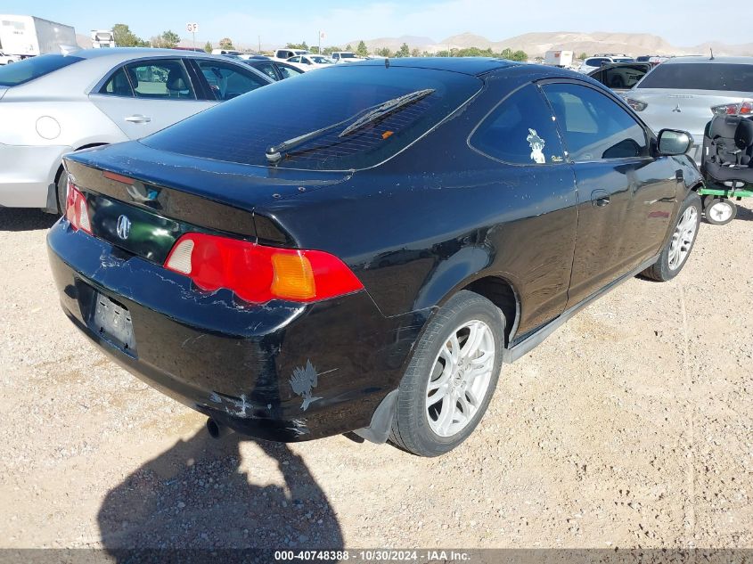 2002 Acura Rsx VIN: JH4DC54882C006344 Lot: 40748388