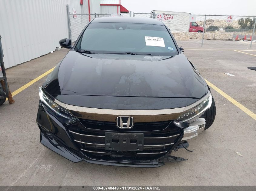 2022 Honda Accord Sport VIN: 1HGCV1F36NA046442 Lot: 40748449