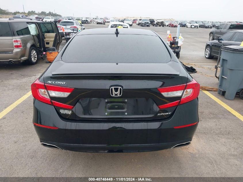 2022 Honda Accord Sport VIN: 1HGCV1F36NA046442 Lot: 40748449