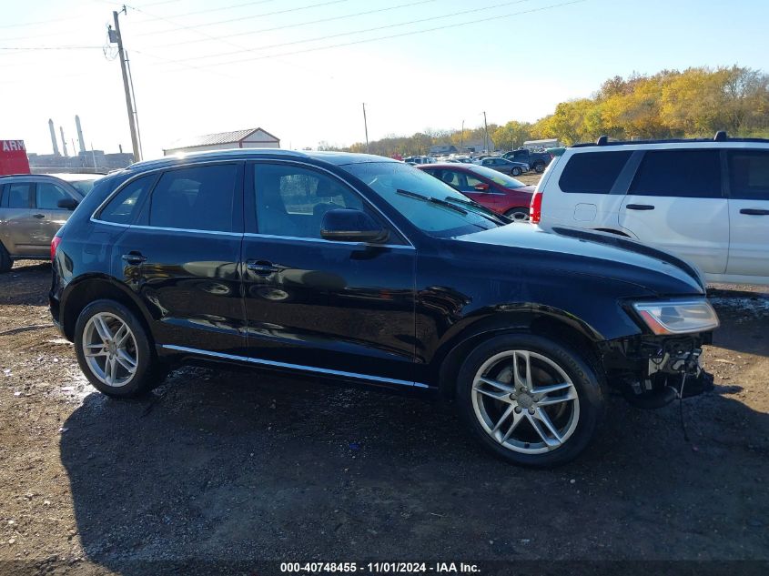 2014 Audi Q5 2.0T Premium VIN: WA1LFAFP4EA073616 Lot: 40748455