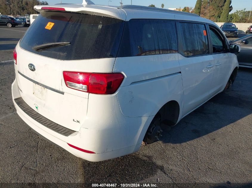 2015 Kia Sedona Lx VIN: KNDMB5C10F6062419 Lot: 40748467