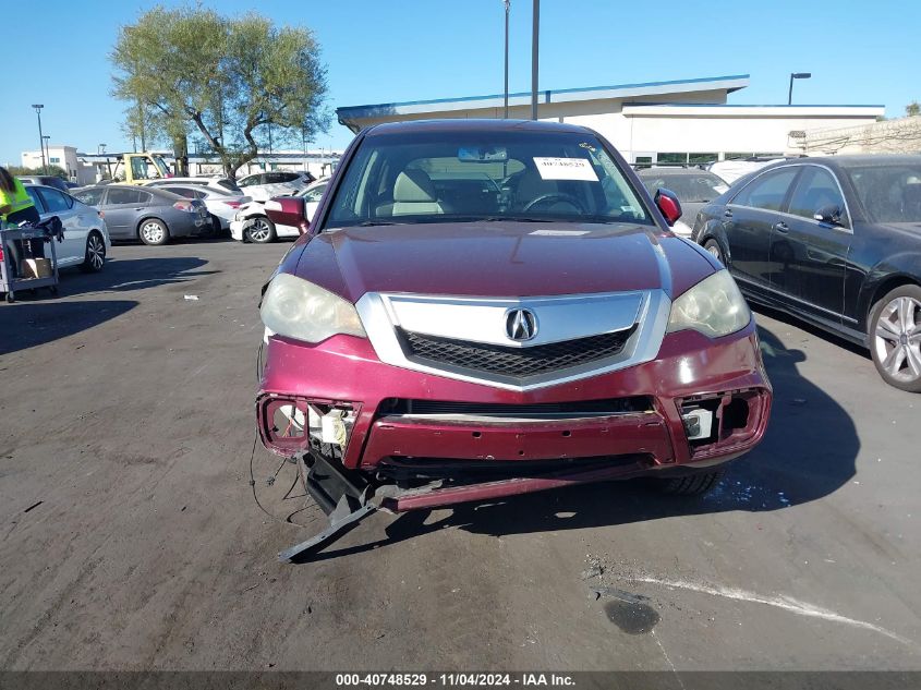 2011 Acura Rdx VIN: 5J8TB2H25BA000213 Lot: 40748529