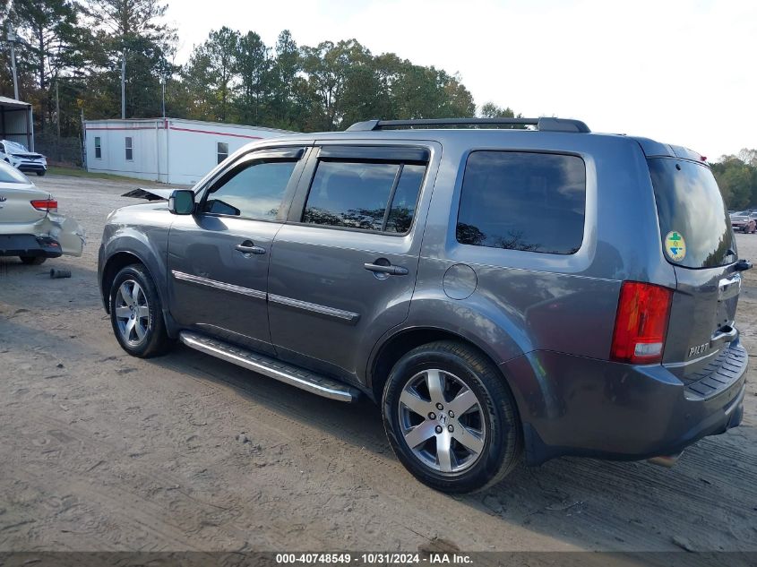 2014 Honda Pilot Touring VIN: 5FNYF4H90EB020382 Lot: 40748549