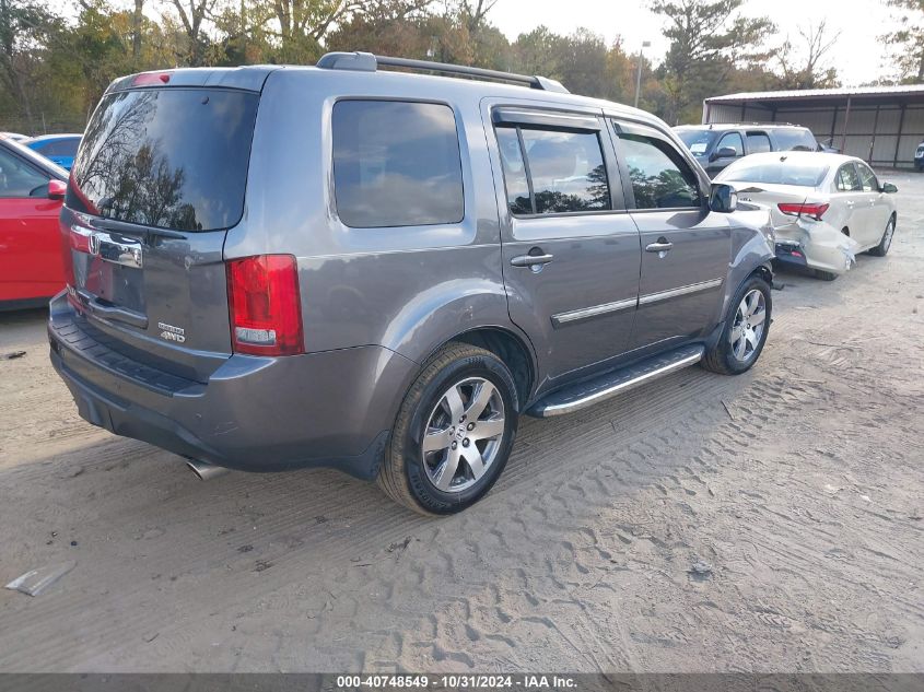 2014 Honda Pilot Touring VIN: 5FNYF4H90EB020382 Lot: 40748549