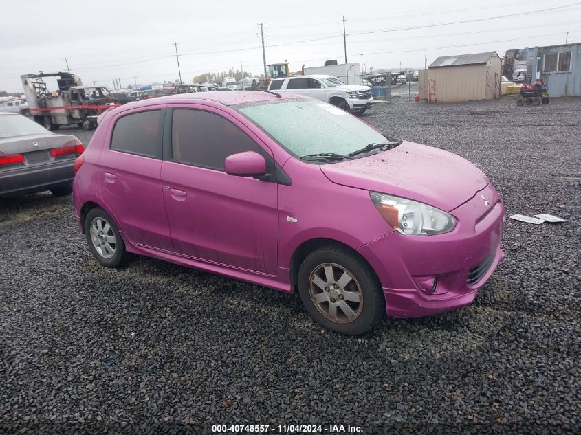 VIN ML32A4HJ3EH012536 2014 Mitsubishi Mirage, ES no.1