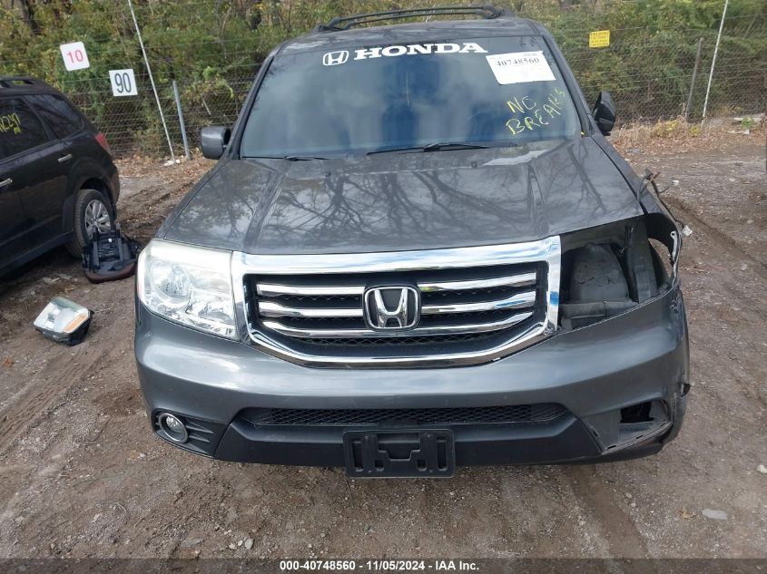 2012 Honda Pilot Ex-L VIN: 5FNYF4H50CB034275 Lot: 40748560