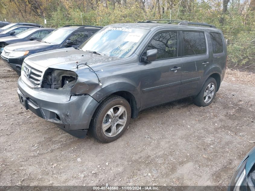 2012 Honda Pilot Ex-L VIN: 5FNYF4H50CB034275 Lot: 40748560