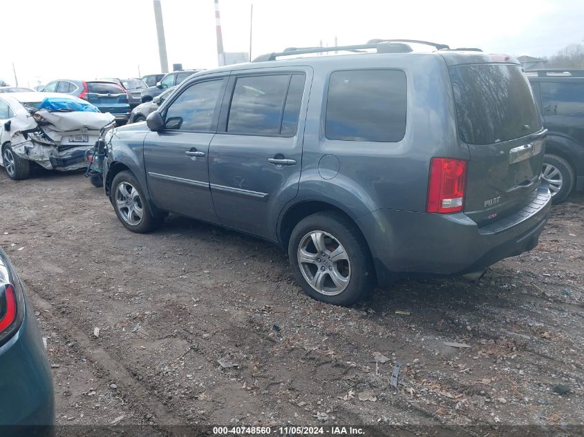 2012 Honda Pilot Ex-L VIN: 5FNYF4H50CB034275 Lot: 40748560