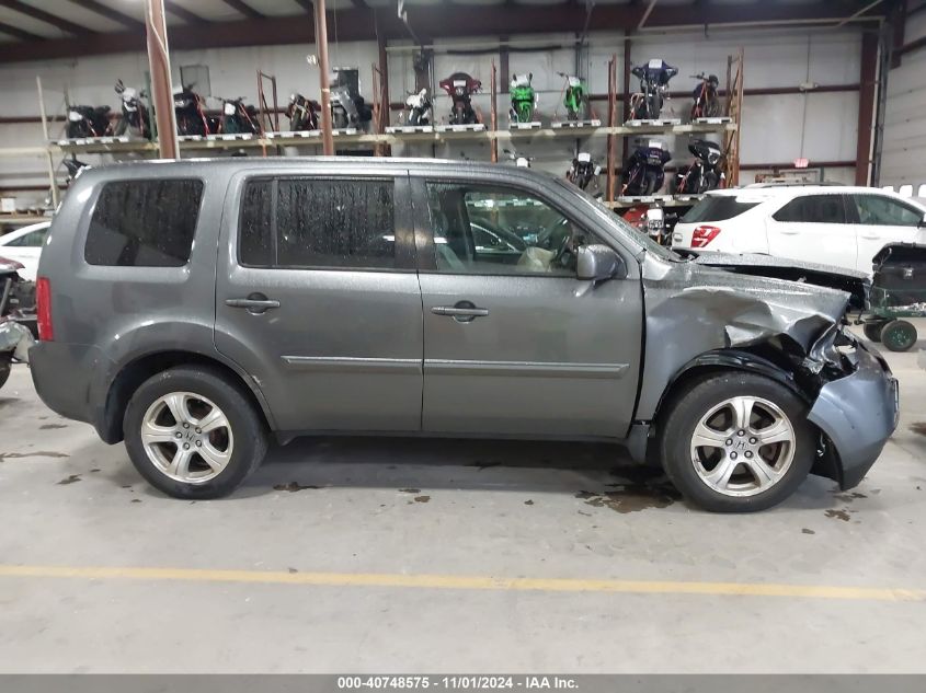 2013 Honda Pilot Ex VIN: 5FNYF4H42DB024727 Lot: 40748575