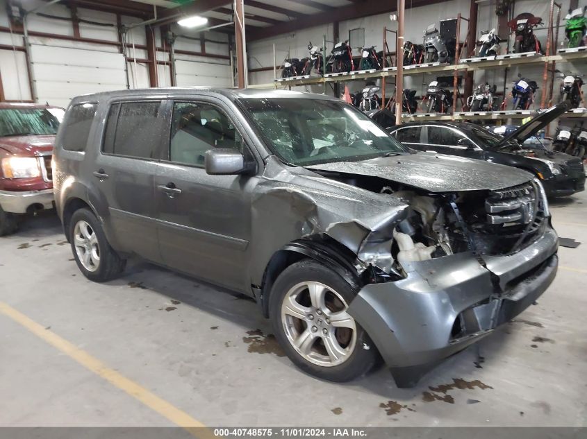 2013 Honda Pilot Ex VIN: 5FNYF4H42DB024727 Lot: 40748575