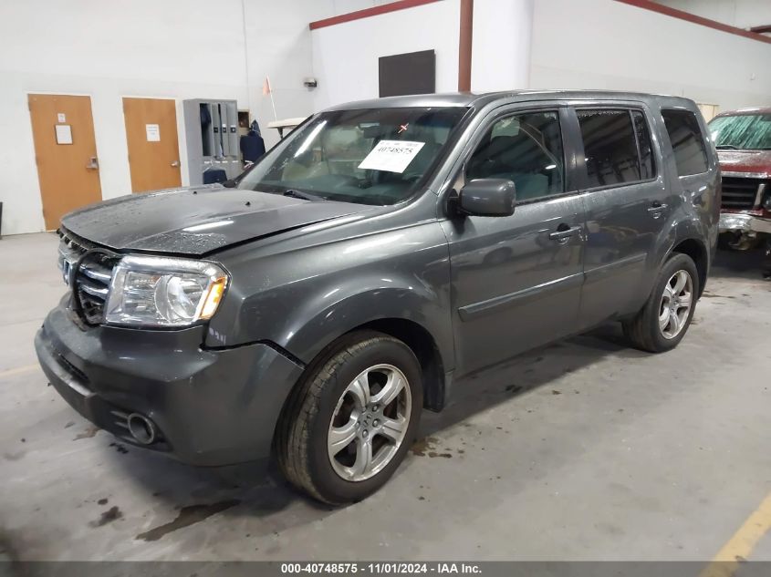 2013 Honda Pilot Ex VIN: 5FNYF4H42DB024727 Lot: 40748575