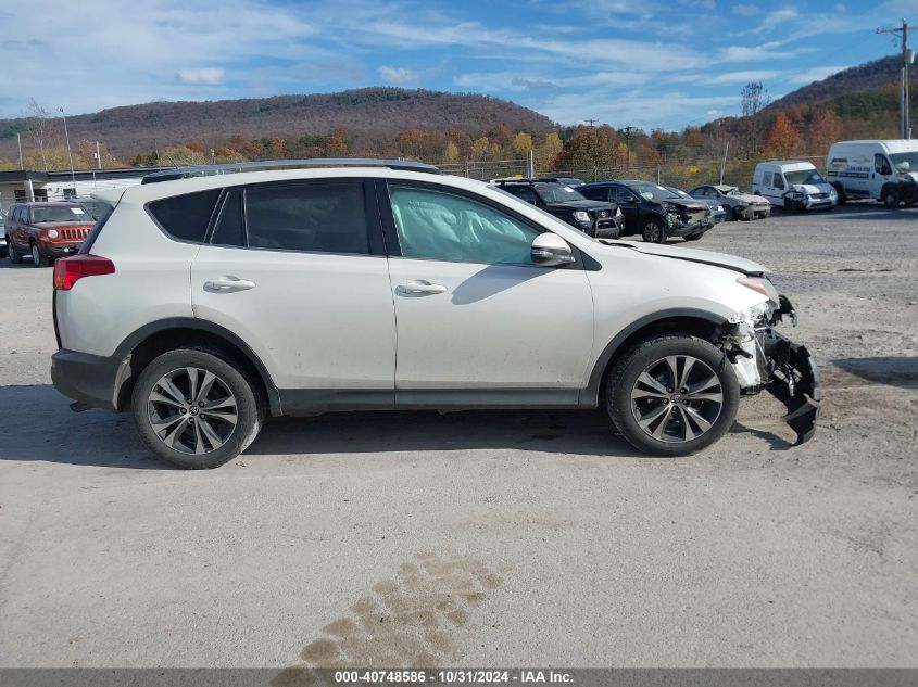 2015 Toyota Rav4 Limited VIN: 2T3DFREV1FW259240 Lot: 40748586