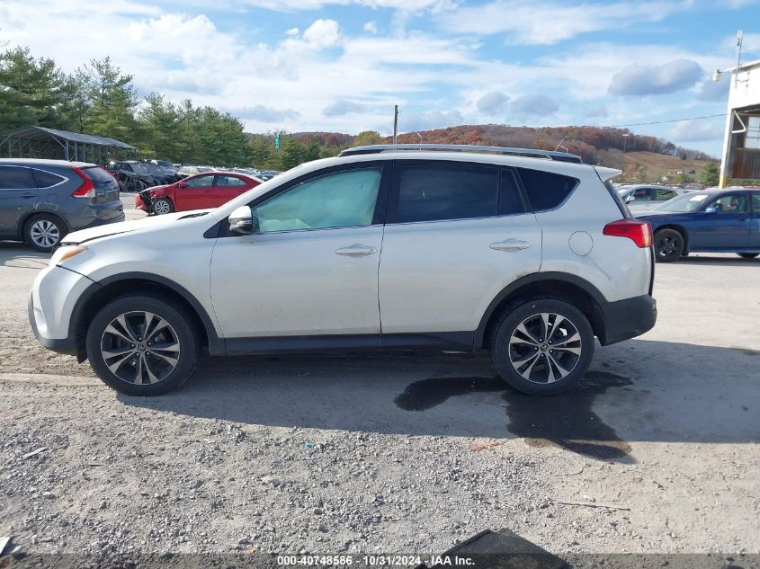 2015 Toyota Rav4 Limited VIN: 2T3DFREV1FW259240 Lot: 40748586