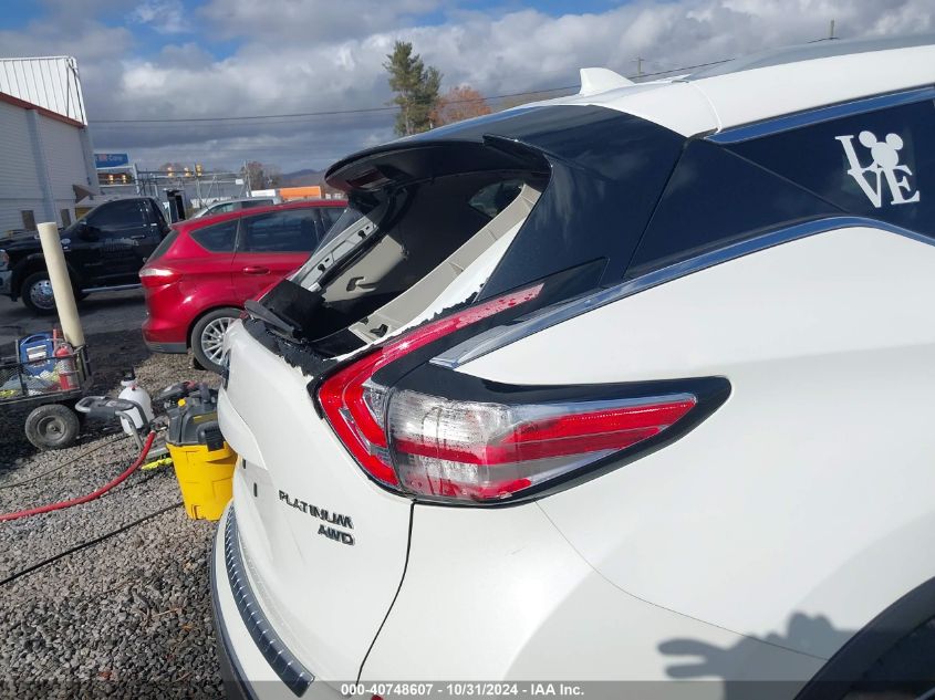 2018 Nissan Murano Platinum VIN: 5N1AZ2MH6JN156971 Lot: 40748607