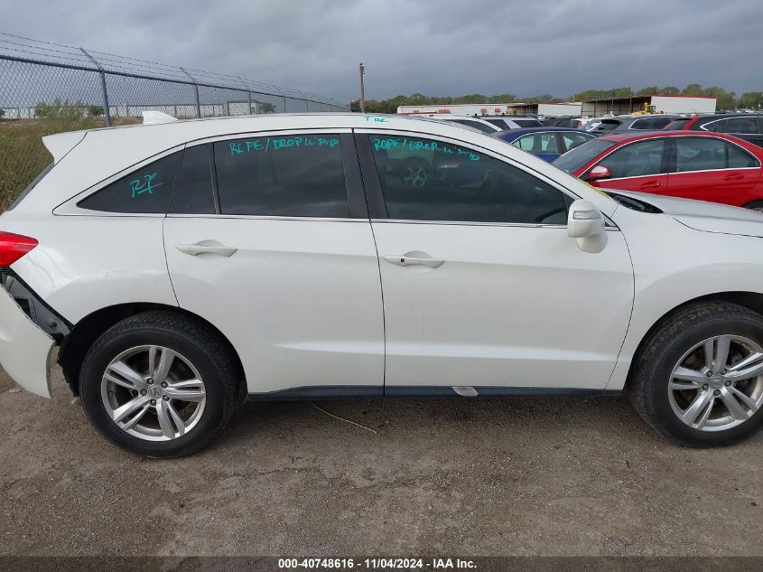 2015 Acura Rdx VIN: 5J8TB3H35FL005551 Lot: 40748616