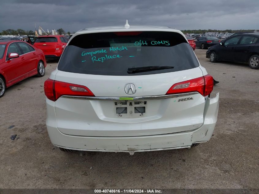 2015 Acura Rdx VIN: 5J8TB3H35FL005551 Lot: 40748616