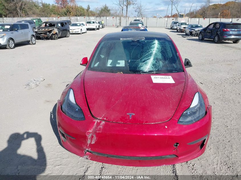 2023 Tesla Model 3 Rear-Wheel Drive VIN: 5YJ3E1EAXPF510874 Lot: 40748664