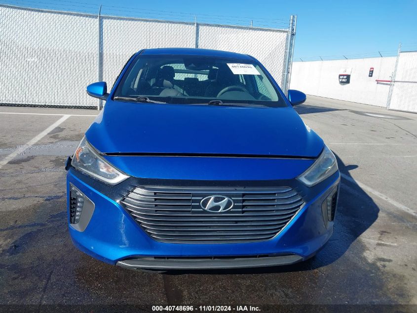 2018 Hyundai Ioniq Hybrid Limited VIN: KMHC05LC7JU091760 Lot: 40748696