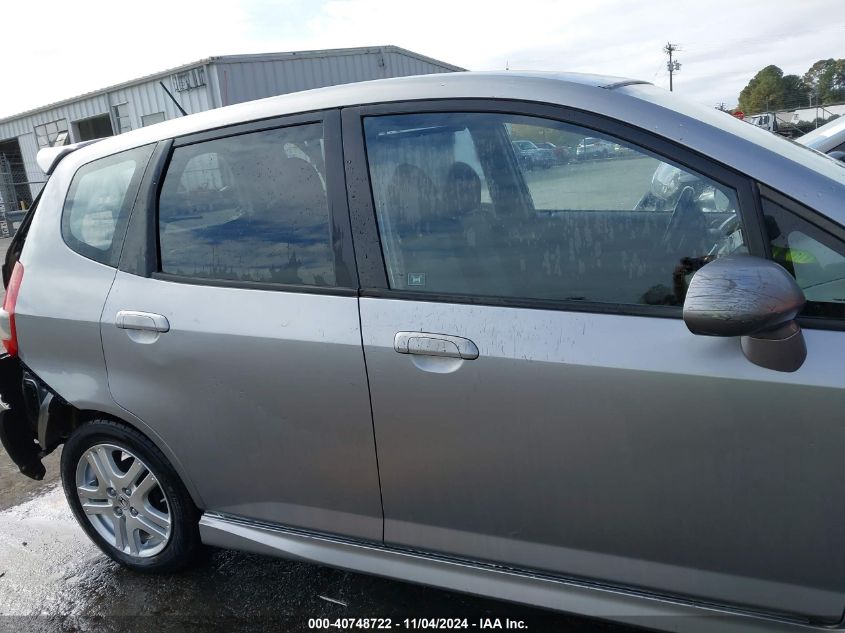 2008 Honda Fit Sport VIN: JHMGD386X8S001359 Lot: 40748722