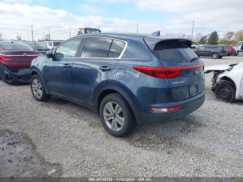 2017 Kia Sportage Lx VIN: KNDPMCAC6H7218492 Lot: 40748725