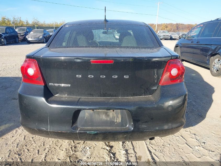 2012 Dodge Avenger Se VIN: 1C3CDZAB0CN232440 Lot: 40748726