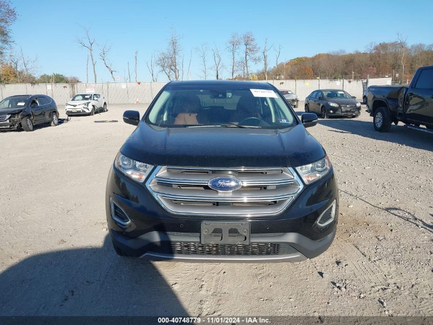 2017 Ford Edge Titanium VIN: 2FMPK4K93HBC24493 Lot: 40748779