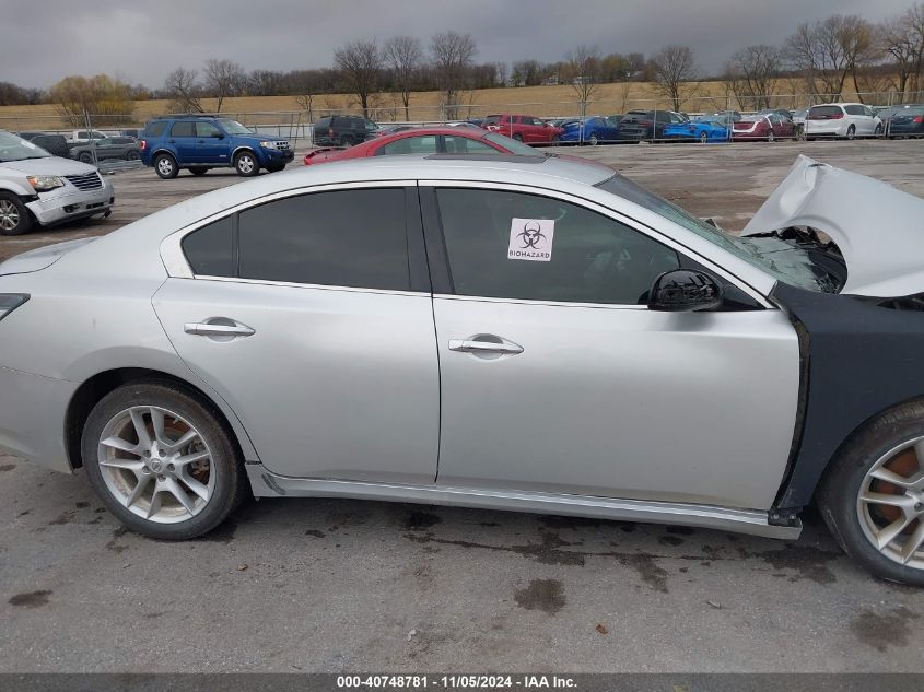 2014 Nissan Maxima 3.5 S/3.5 Sv VIN: 1N4AA5AP5EC460941 Lot: 40748781