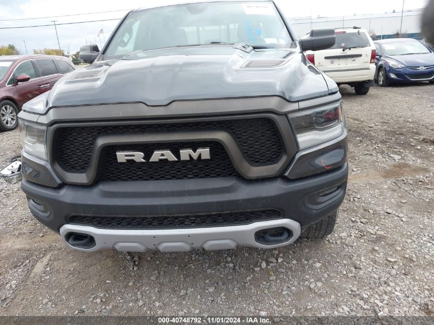 2019 Ram 1500 Rebel 4X4 6'4 Box VIN: 1C6RRFEG1KN861366 Lot: 40748792