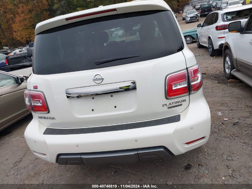 2018 Nissan Armada Platinum VIN: JN8AY2NF3J9333316 Lot: 40748819