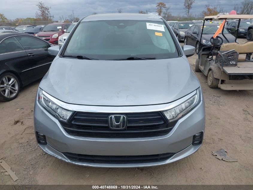 2021 Honda Odyssey Ex VIN: 5FNRL6H57MB012820 Lot: 40748869