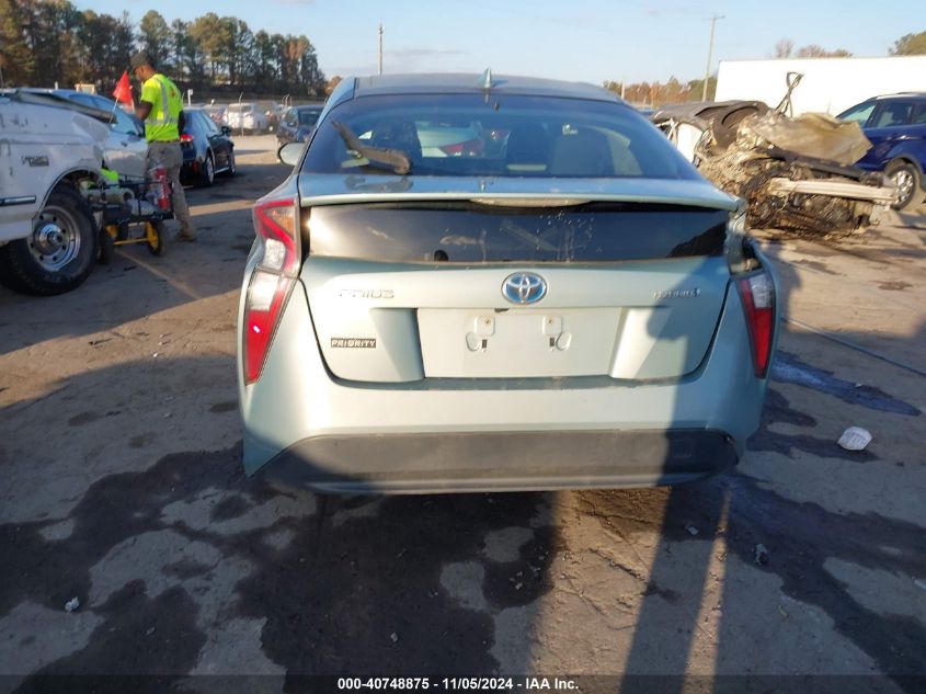 2016 Toyota Prius Two VIN: JTDKBRFU6G3501372 Lot: 40748875