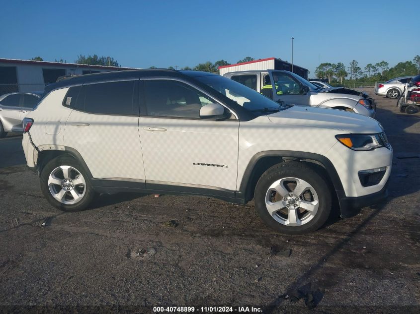 2020 Jeep Compass Latitude Fwd VIN: 3C4NJCBB0LT114896 Lot: 40748899