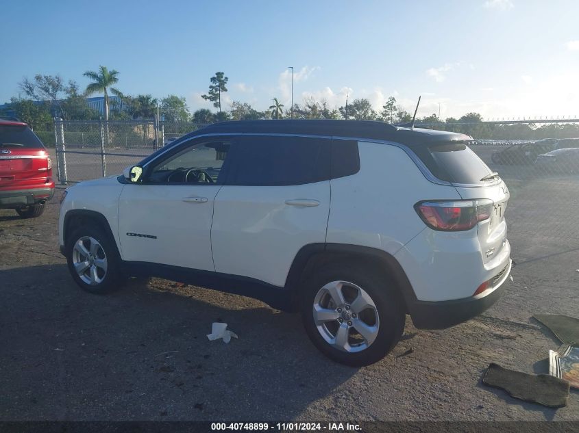 2020 Jeep Compass Latitude Fwd VIN: 3C4NJCBB0LT114896 Lot: 40748899