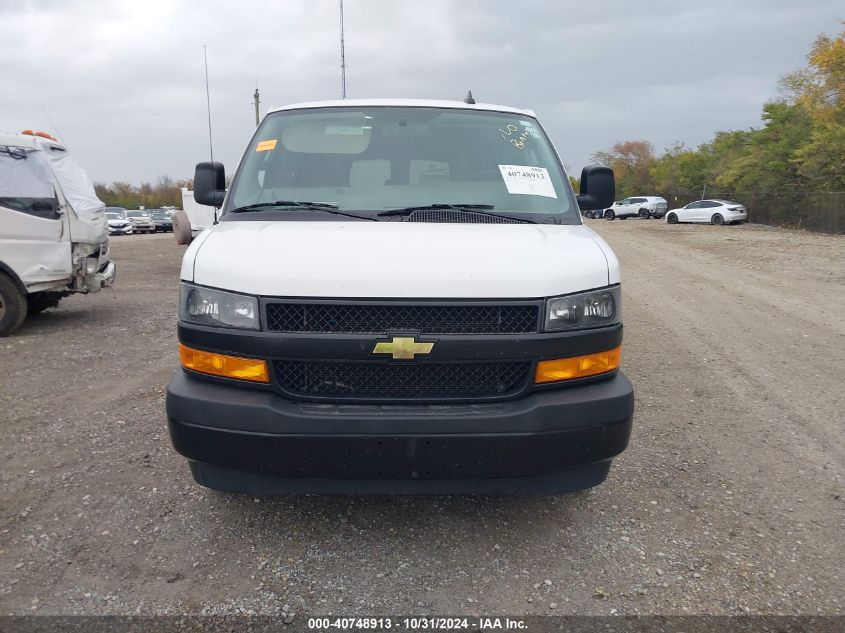 2022 Chevrolet Express Passenger Rwd 3500 Extended Wheelbase Ls VIN: 1GAZGNF79N1252845 Lot: 40748913