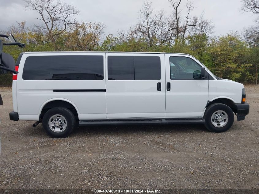 2022 Chevrolet Express Passenger Rwd 3500 Extended Wheelbase Ls VIN: 1GAZGNF79N1252845 Lot: 40748913