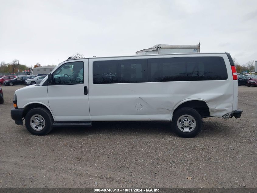 2022 Chevrolet Express Passenger Rwd 3500 Extended Wheelbase Ls VIN: 1GAZGNF79N1252845 Lot: 40748913