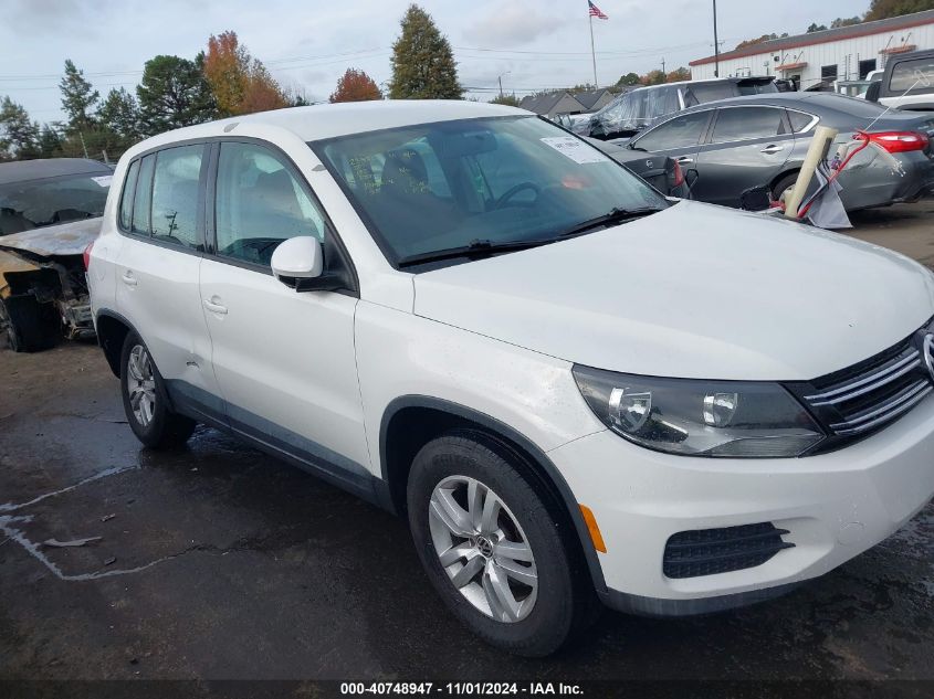 2012 Volkswagen Tiguan S VIN: WVGAV7AX6CW580426 Lot: 40748947