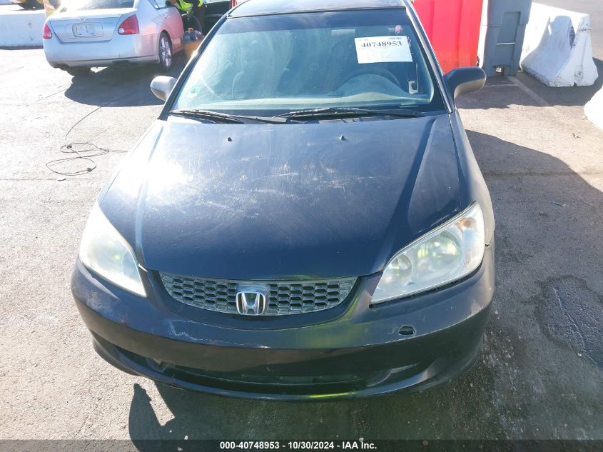 2004 Honda Civic Lx VIN: 1HGEM225X4L062901 Lot: 40748953