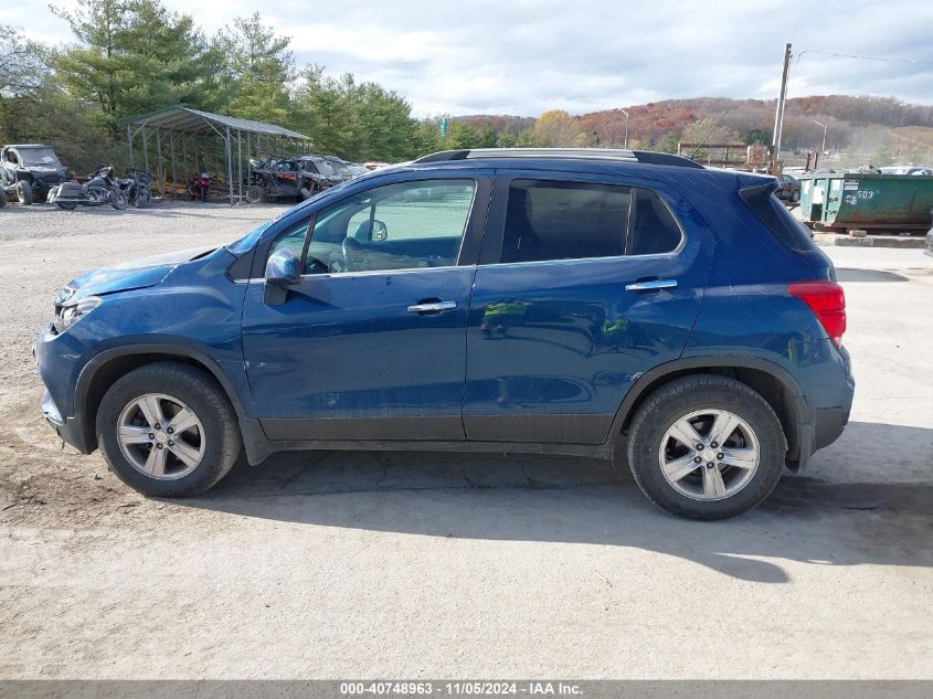 2019 Chevrolet Trax Lt VIN: 3GNCJPSB5KL261817 Lot: 40748963