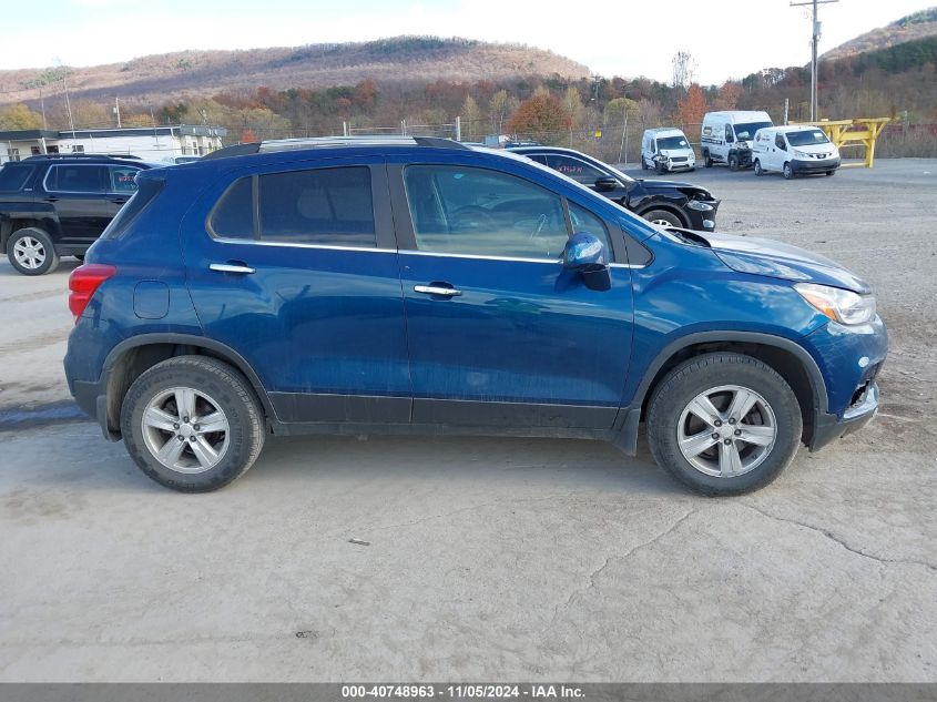 2019 Chevrolet Trax Lt VIN: 3GNCJPSB5KL261817 Lot: 40748963