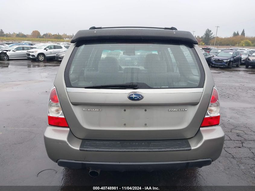 2006 Subaru Forester 2.5X VIN: JF1SG65646H741580 Lot: 40748981