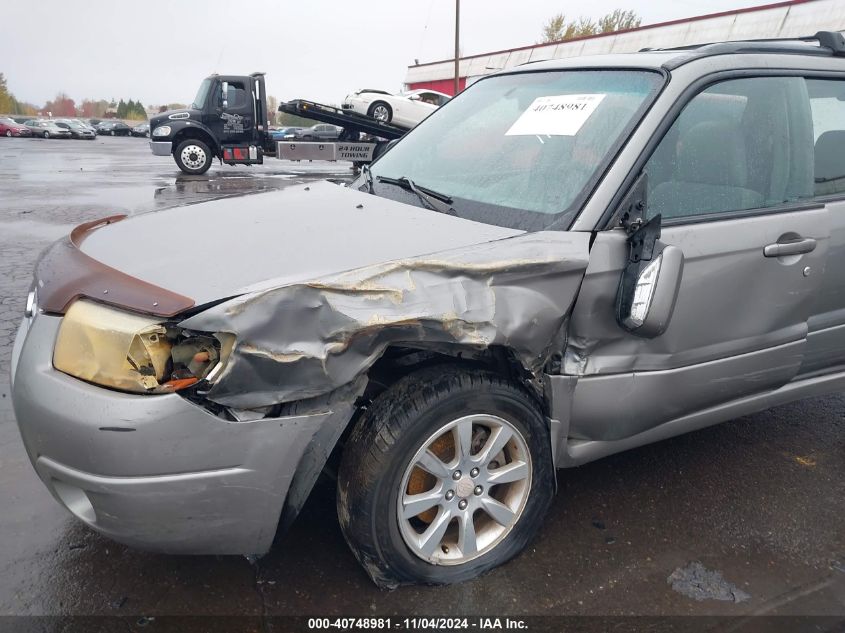 2006 Subaru Forester 2.5X VIN: JF1SG65646H741580 Lot: 40748981