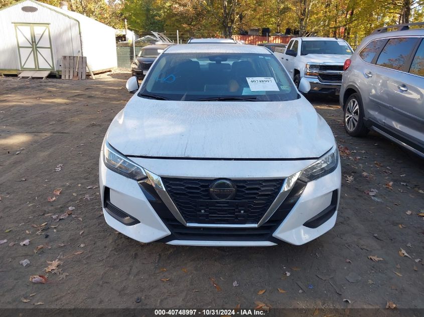 2022 Nissan Sentra Sv Xtronic Cvt VIN: 3N1AB8CV1NY222180 Lot: 40748997