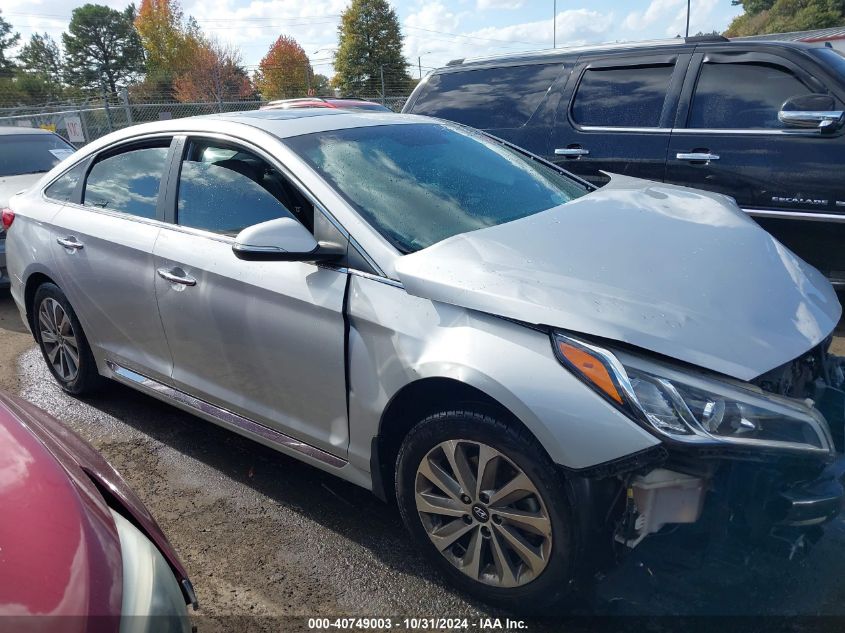 2017 Hyundai Sonata Sport VIN: 5NPE34AF4HH490173 Lot: 40749003