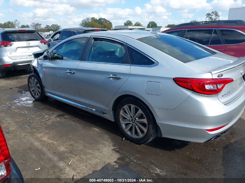 2017 Hyundai Sonata Sport VIN: 5NPE34AF4HH490173 Lot: 40749003