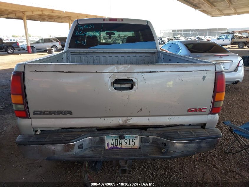 2005 GMC Sierra 2500Hd Slt VIN: 1GTHK23U25F806630 Lot: 40749009