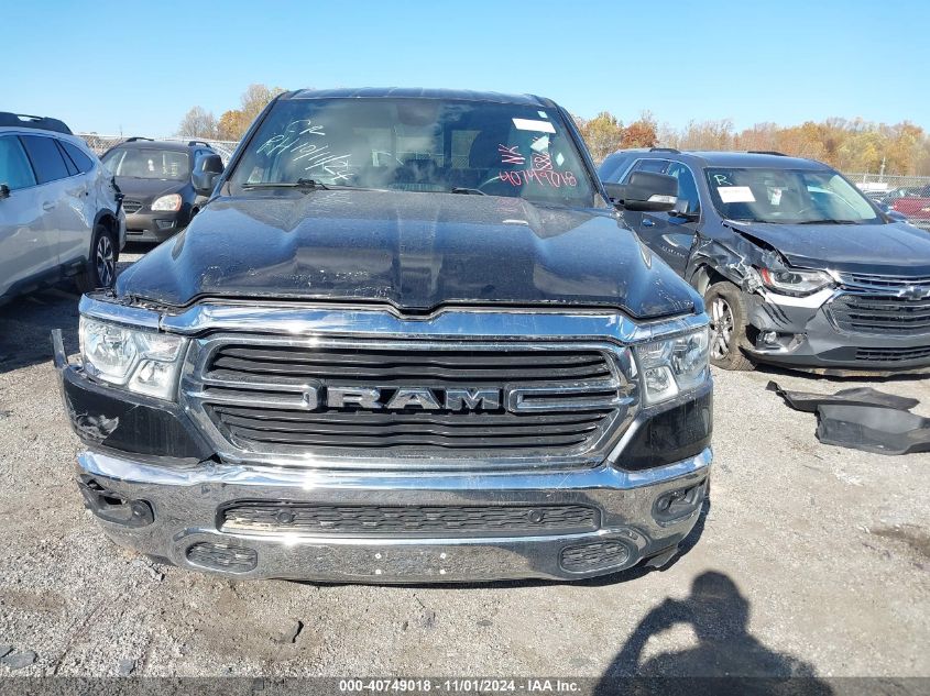 2021 Ram 1500 Big Horn 4X4 5'7 Box VIN: 1C6SRFFT1MN692725 Lot: 40749018