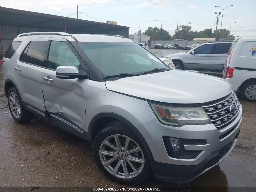 VIN 1FM5K8F88GGB27474 2016 Ford Explorer, Limited no.1